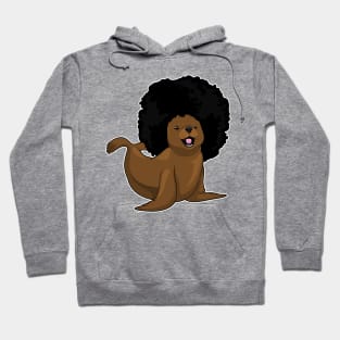 Seal Afro Hairs Hoodie